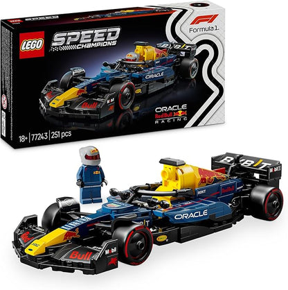 LEGO Speed Champions F1 Race Car Collection – Ferrari, Red Bull, Mercedes, McLaren, Aston Martin, Williams, Sauber, Haas, Alpine & VCARB – Buildable Model Kits with Minifigures (10+ Years)