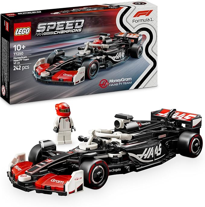 LEGO Speed Champions F1 Race Car Collection – Ferrari, Red Bull, Mercedes, McLaren, Aston Martin, Williams, Sauber, Haas, Alpine & VCARB – Buildable Model Kits with Minifigures (10+ Years)