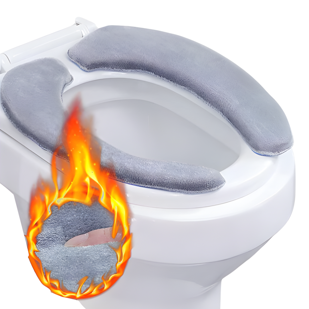 Washable Toilet Seat Warmer Cushion Pads - Soft Flannel
