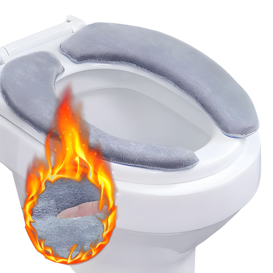 Washable Toilet Seat Warmer Cushion Pads - Soft Flannel