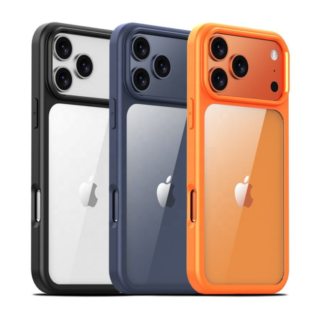 Crystal Clear Shockproof Bumper Case for iPhone 17, iPhone 17 Air, iPhone 17 Pro, iPhone 17 Pro Max