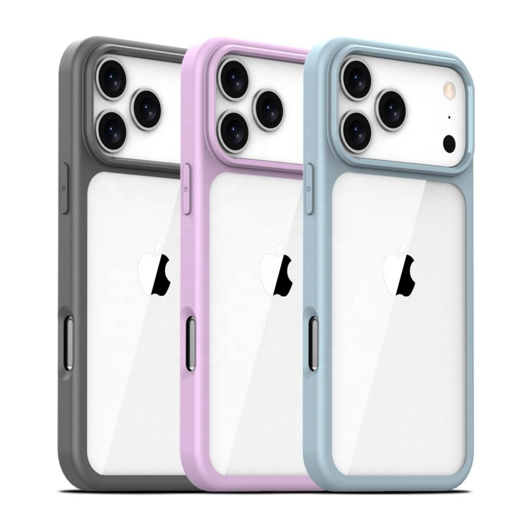 Crystal Clear Shockproof Bumper Case for iPhone 17, iPhone 17 Air, iPhone 17 Pro, iPhone 17 Pro Max