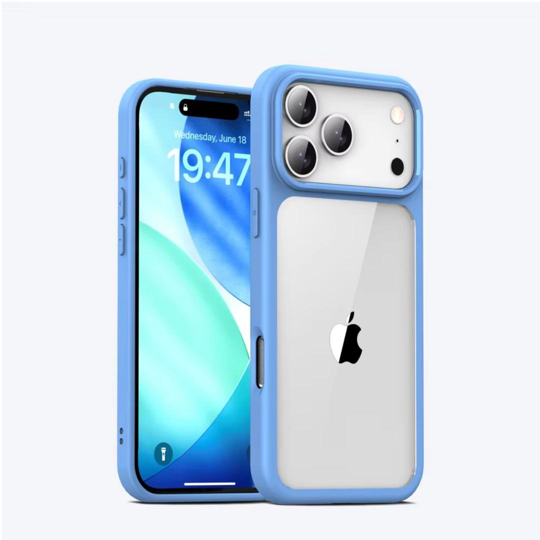 Crystal Clear Shockproof Bumper Case for iPhone 17, iPhone 17 Air, iPhone 17 Pro, iPhone 17 Pro Max