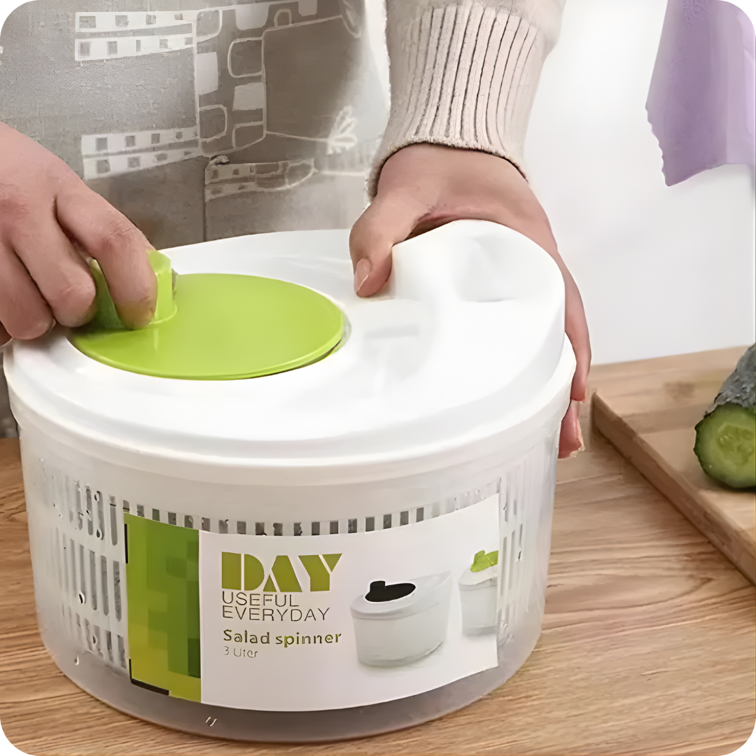 Large Capacity Vegetable & Salad Spinner with Easy Shake Handle