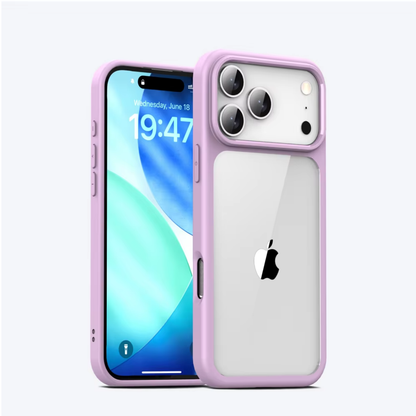 Crystal Clear Shockproof Bumper Case for iPhone 17, iPhone 17 Air, iPhone 17 Pro, iPhone 17 Pro Max