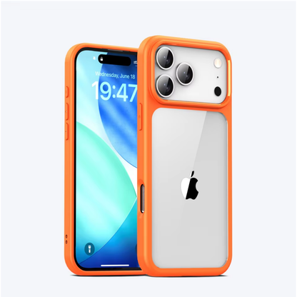 Crystal Clear Shockproof Bumper Case for iPhone 17, iPhone 17 Air, iPhone 17 Pro, iPhone 17 Pro Max