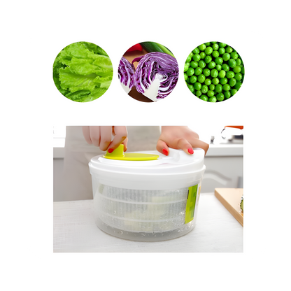Large Capacity Vegetable & Salad Spinner with Easy Shake Handle