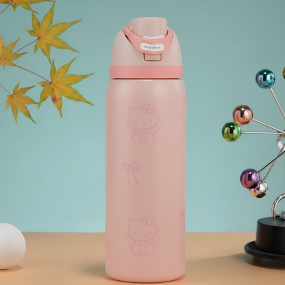 32oz Insulated Flip-Top Water Bottle – Multiple Styles
